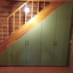 Встроенный шкаф под лестницей в частном доме - Мебельная фабрика Адалит