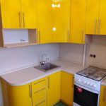 Маленькая кухня в желтом цвете - Мебельная фабрика Адалит