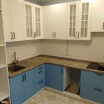 Бело-голубая кухня в стиле прованс - Мебельная фабрика Адалит