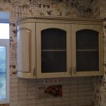 Г-образная кухня с фасадами МДФ в пленке ПВХ с патиной - Мебельная фабрика Адалит