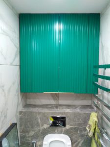 Шкафы-пеналы для ванной с фасадами эмаль - Мебельная фабрика Адалит